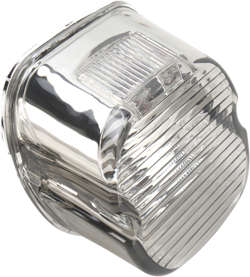 DRAG SPECIALTIES Laydown Taillight Lens - Smoke for Custom Motorcycle Styling (Part No. 12-0416M)