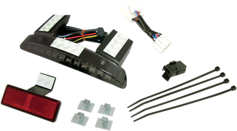 DRAG SPECIALTIES Running and Brake Light Assembly with Smoke Lens - Part #77072S