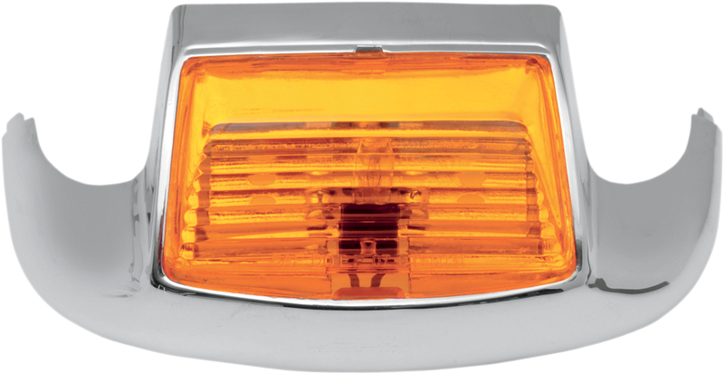 DRAG SPECIALTIES Fender Tip Light - Amber F51-0643