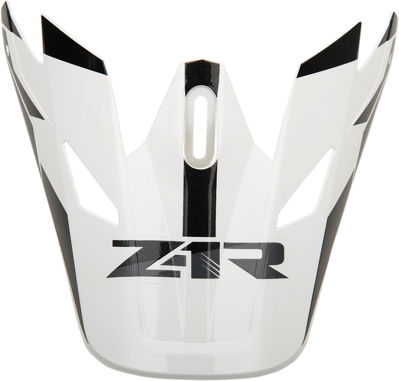 Z1R, Z1R Rise Visor Kit - White/Black by Z1R, Part 0132-1088