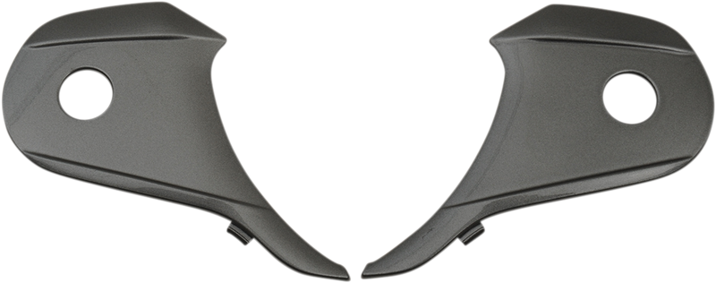 Z1R, Z1R Range Side Plates - Dark Silver (Part Number 0133-1054) for Z1R Helmets