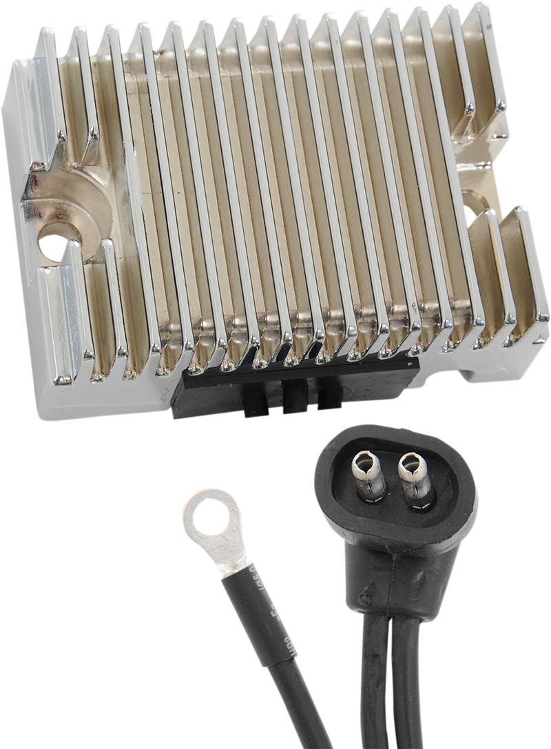 DRAG SPECIALTIES, DRAG SPECIALTIES Chrome Voltage Regulator for '89-'99 Evolution Big Twin - Part 74519-88