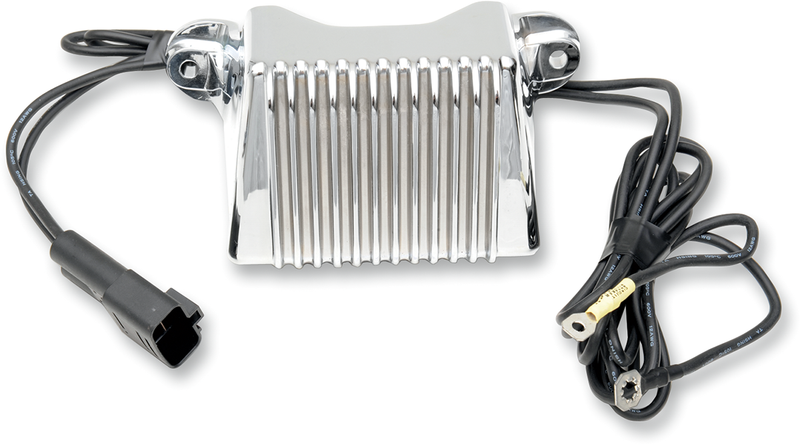 DRAG SPECIALTIES, DRAG SPECIALTIES Chrome Voltage Regulator for Harley-Davidson FL 1999-2001 (Part #74505-97C)