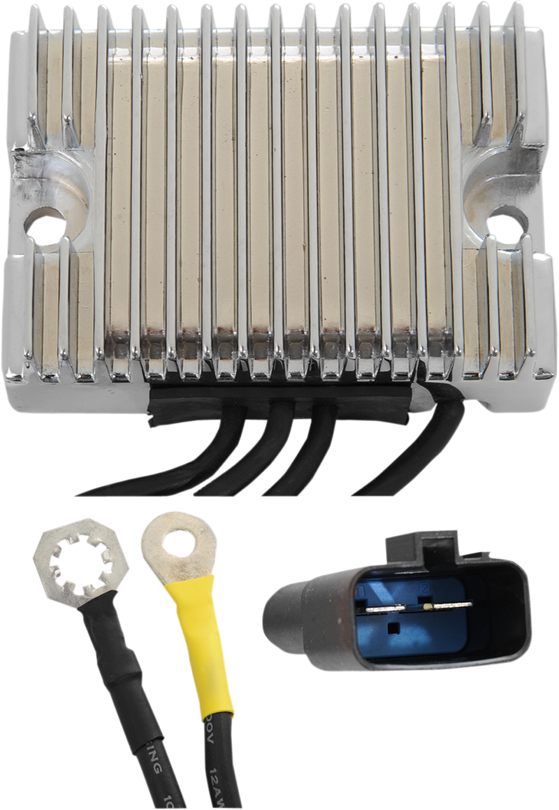 DRAG SPECIALTIES, DRAG SPECIALTIES Chrome Voltage Regulator 74561-99A for '99-'03 FXD Models