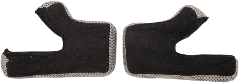 Z1R, Z1R Youth Rise Cheek Pads for Ascend Helmet - Medium, Black (Part Number: 0134-2381)