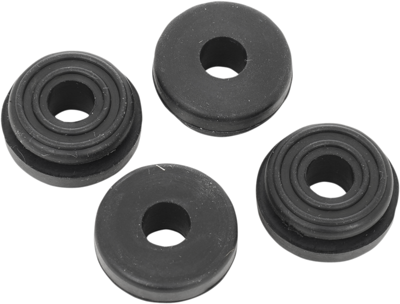 DRAG SPECIALTIES Replacement Saddlebag Grommets - 4 Pack, OEM Style Mounting for Hard Saddlebags S77-0141