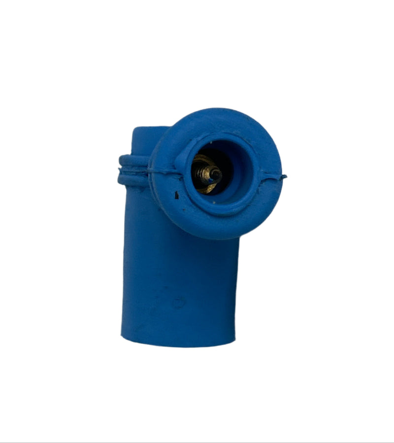 Polini Spark Plug Boot (Short, Blue); Universal