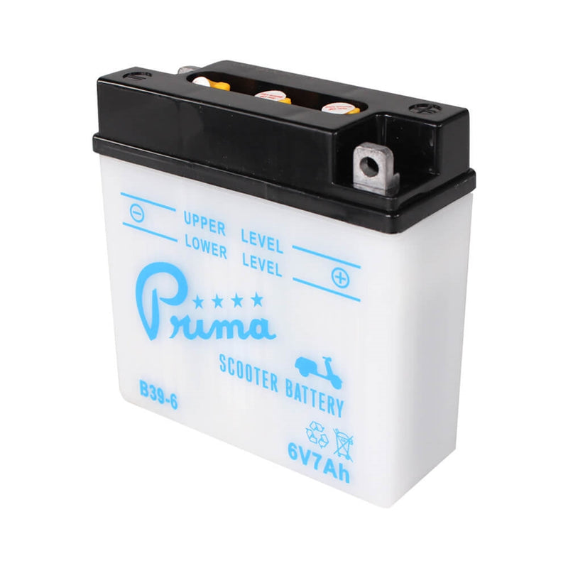 Prima Battery (6 Volt, B39-6); 70s Vespas w/o turn signals