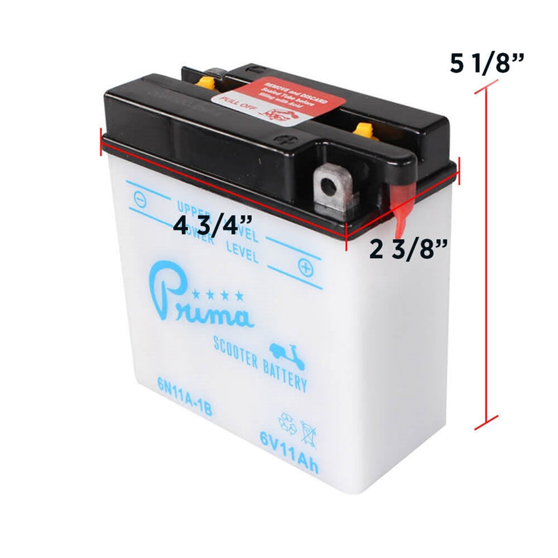 Prima Battery (6V 6N11A1B); 70s Vespas w/turn signals