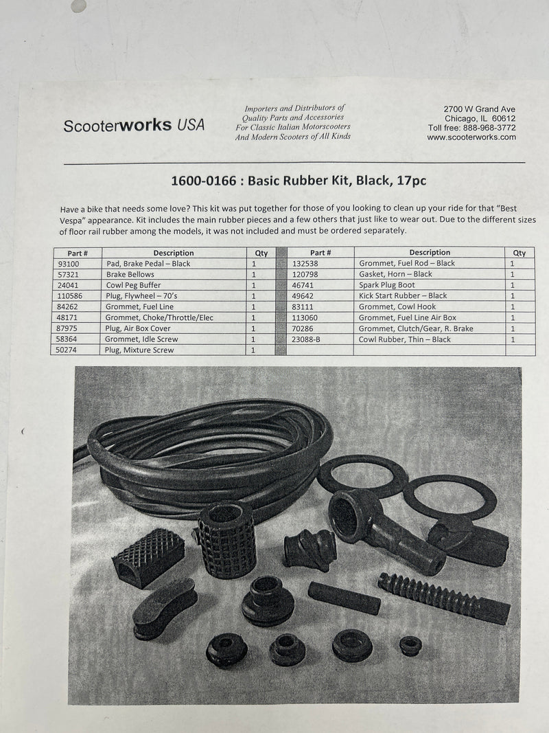Spec Sheet for 1600-0166