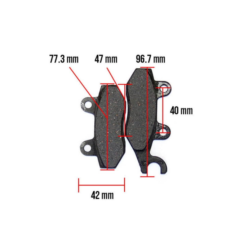 Universal Parts 180mm Front Disc Brake Pads – Kymco / Suzuki