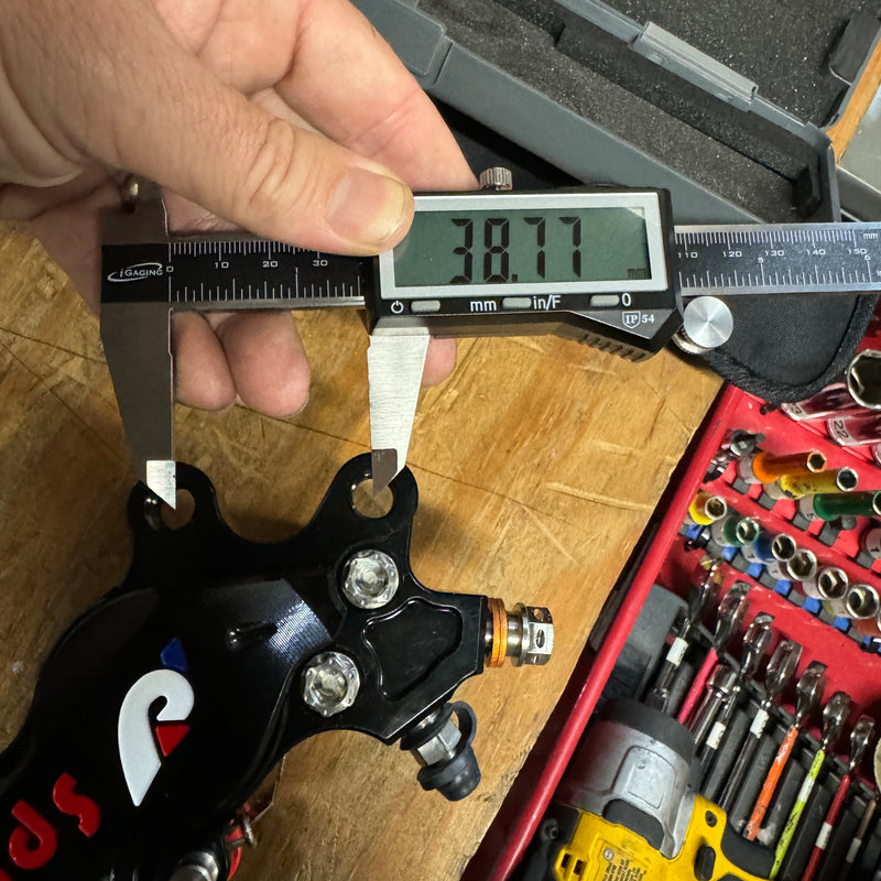 NCY 4 Piston Caliper (Slammed Front End Kit); Honda Ruckus