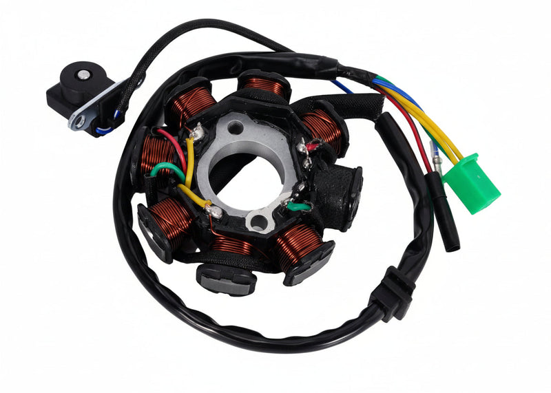 Universal Parts GY6 125/150cc 8-Coil AC Stator Assembly