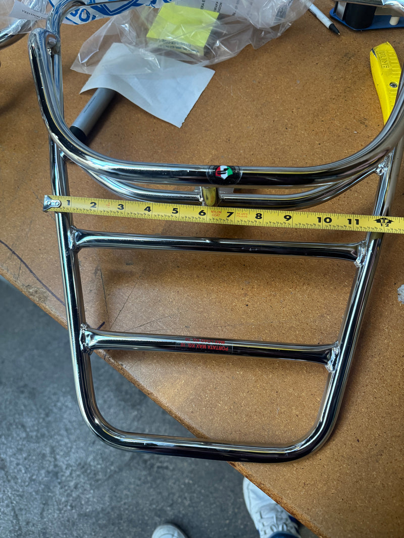 Cuppini Chrome Rear Rack for Topcase; Primavera, Sprint