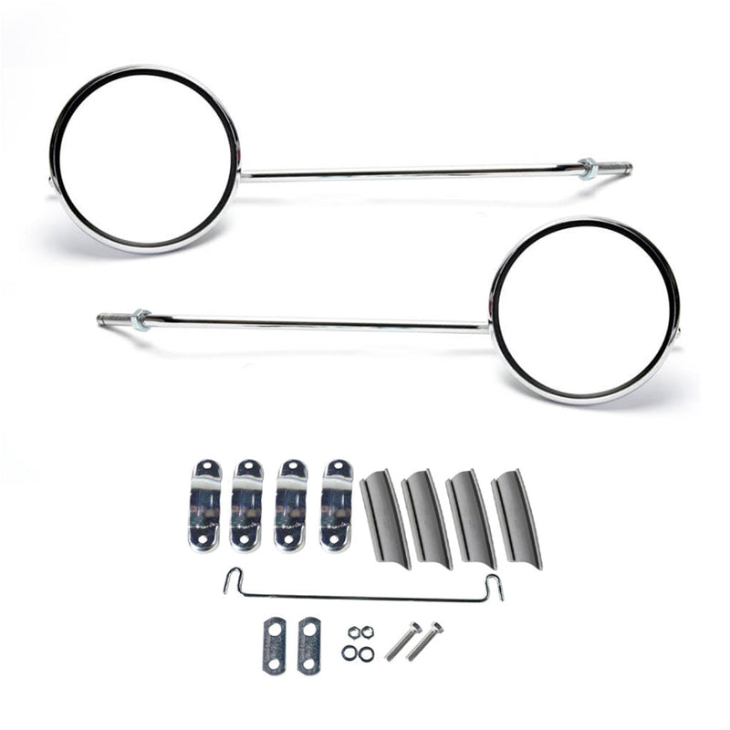 Cuppini Italian Mirror & Bracket Set: Vespa VNB, VBB, GS