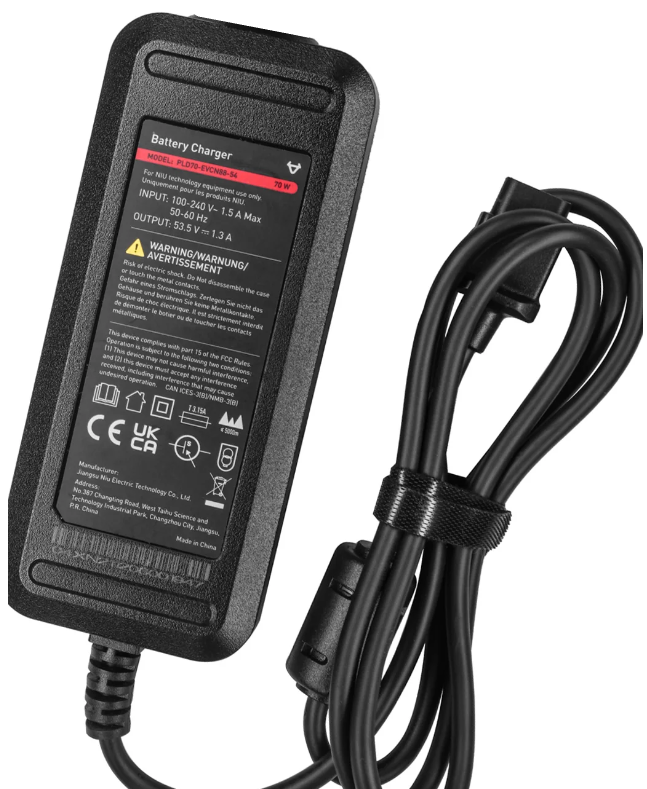 NIU Battery Charger - Standard; NIU KQi2, KQi 200F