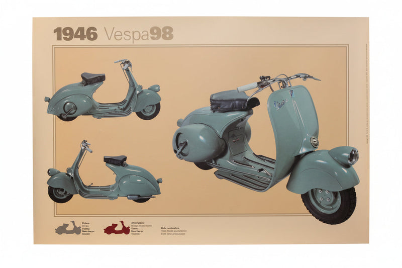 Poster (Vespa Model 98)
