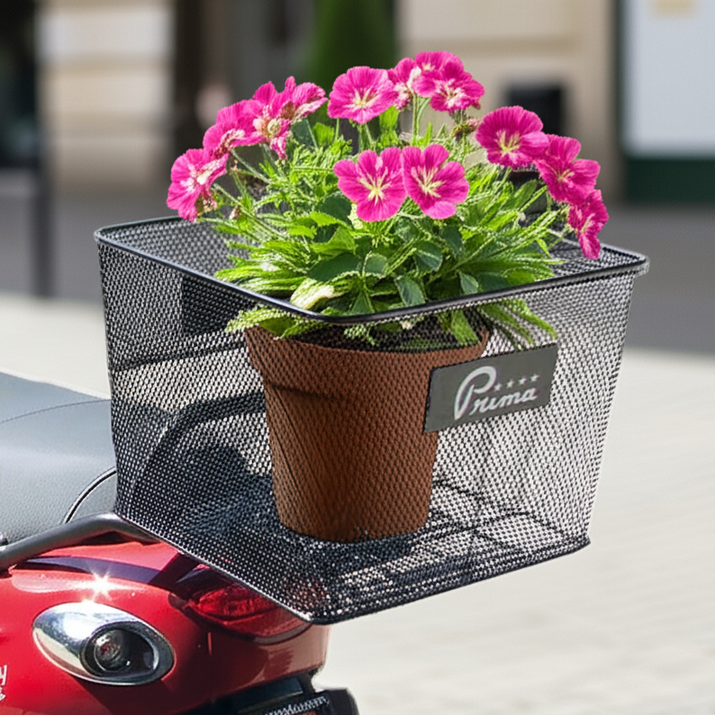 Prima Metal Milk Crate - Universal Scooter & E-Bike Basket