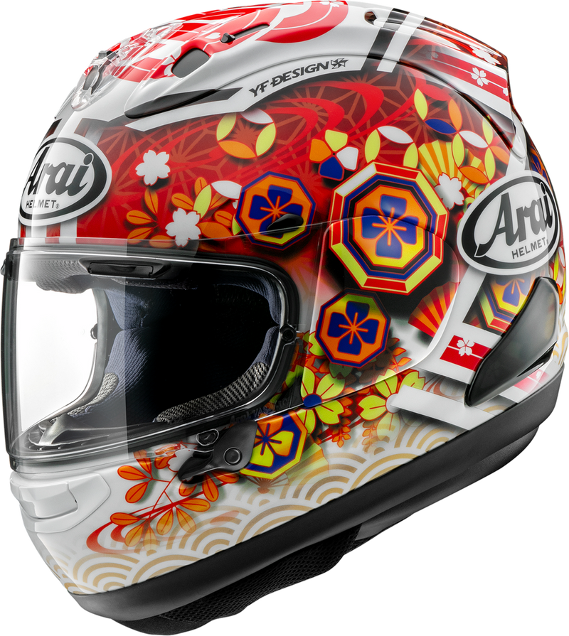 ARAI HELMETS, ARAI HELMETS Corsair-X Nakagami-4 Helmet - Medium with VAS Shield Mechanism and Max-V Shield