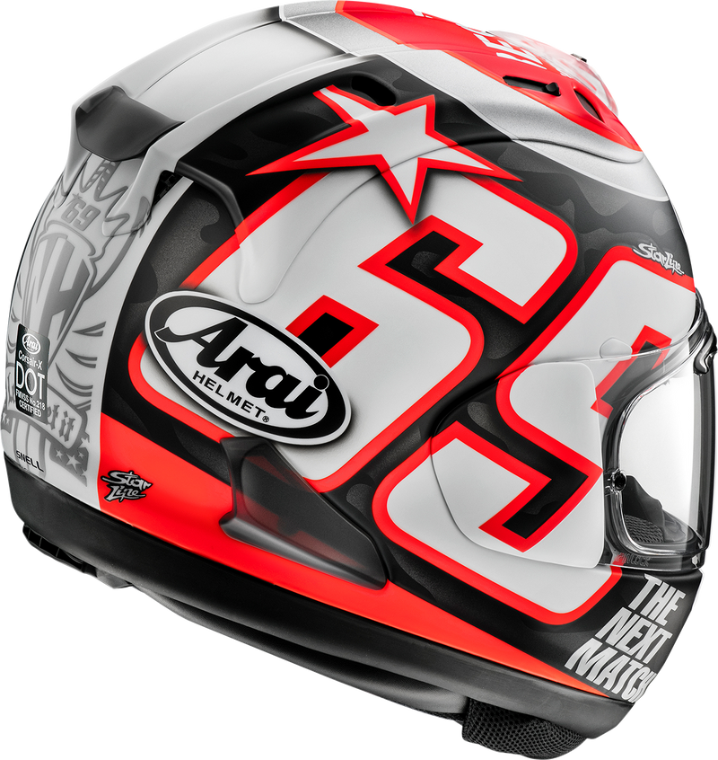 ARAI HELMETS, ARAI HELMETS Corsair-X Nicky Reset Frost Helmet - Medium