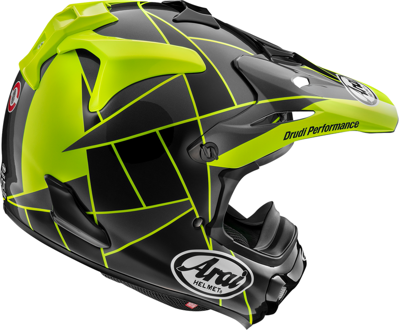 ARAI HELMETS, ARAI Helmets VX-Pro4 Helmet - Fragment Yellow Medium (Part No. 0110-9528)