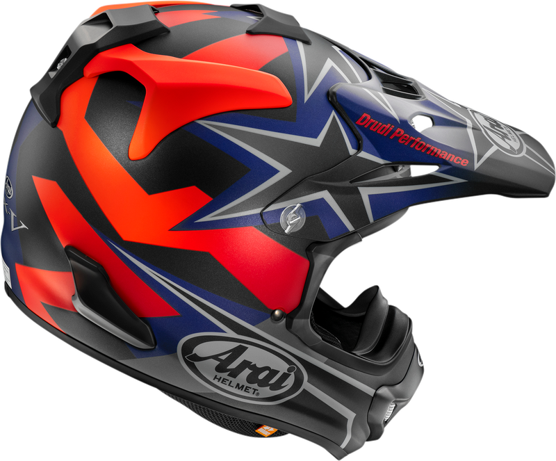 ARAI HELMETS, ARAI HELMETS VX-Pro4 Stars & Stripes Black Frost Helmet - XS (Part Number 0110-8206)