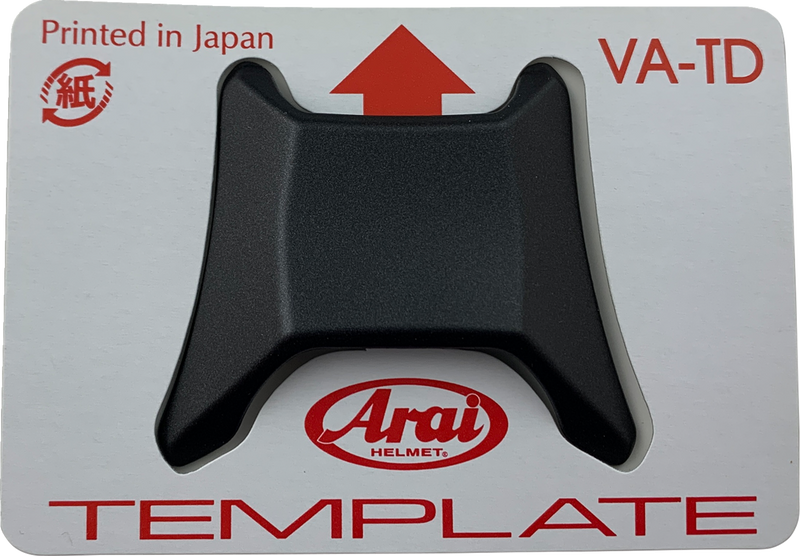ARAI HELMETS, ARAI Helmets VX-Pro4 Top-Duct Center Front Black Frost (Part 105346)