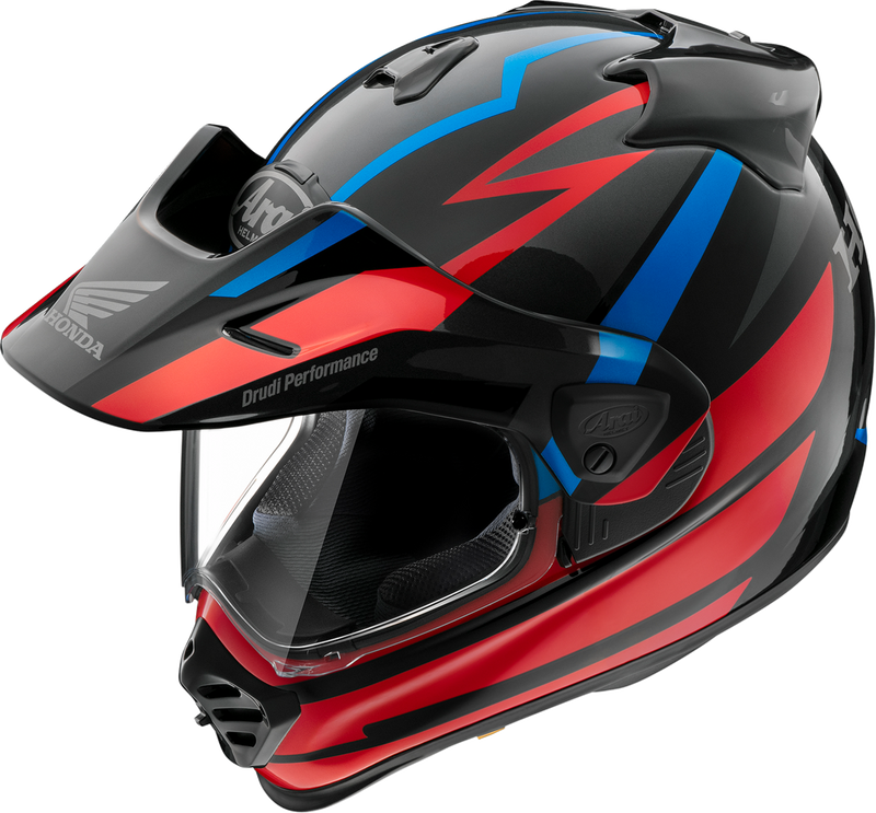 ARAI HELMETS, Arai Helmets XD-5 Helmet for Honda Africa Twin - Red, XS (Part No. 0140-0495)