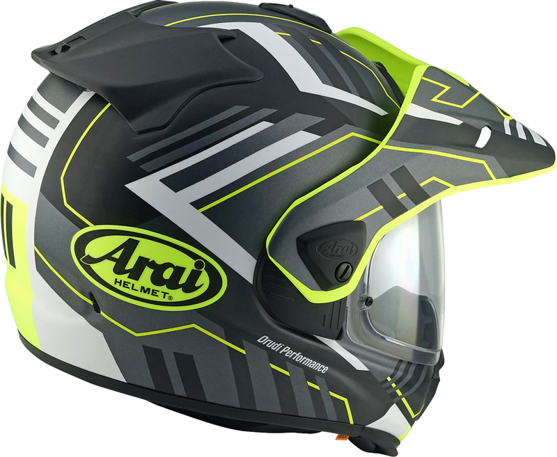 ARAI HELMETS, ARAI HELMETS XD-5 Trail Helmet - Yellow Frost, Size XS (Part No. 0140-0564)