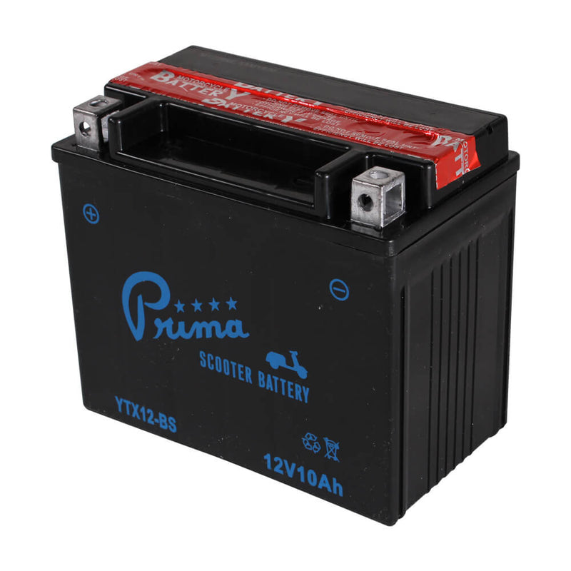 Prima YTX12-BS Maintenance-Free AGM Battery