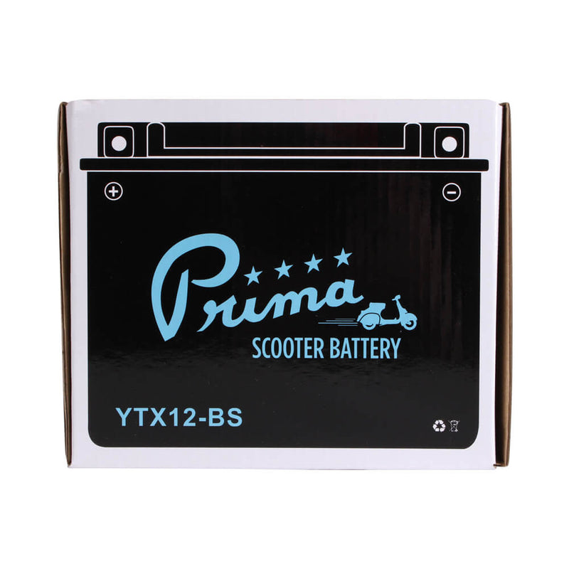 Prima YTX12-BS Maintenance-Free AGM Battery