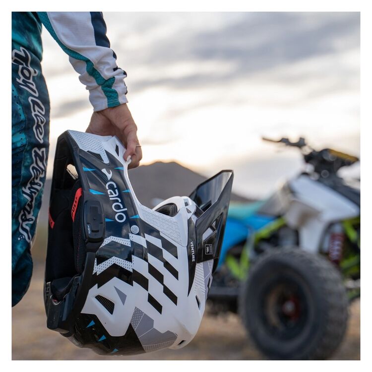Cardo Venture Helmet – Integrated MX Communication | Leatt 8.5 Platform