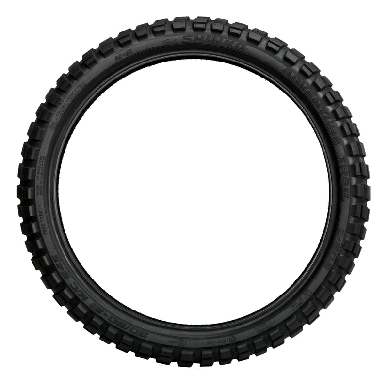 SHINKO, Shinko Tire 804 Dual Sport Front 110/80B19 59Q with Reflective Sidewall Technology