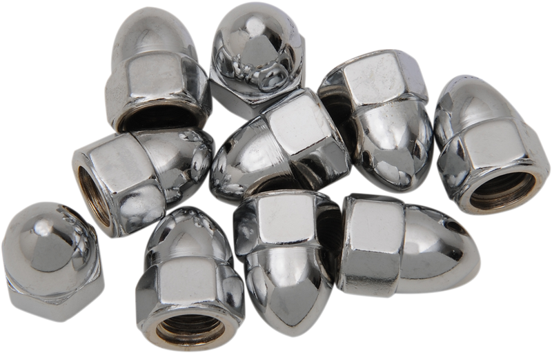 DRAG SPECIALTIES Acorn Nut - Chrome 3/8"-16 MPB107