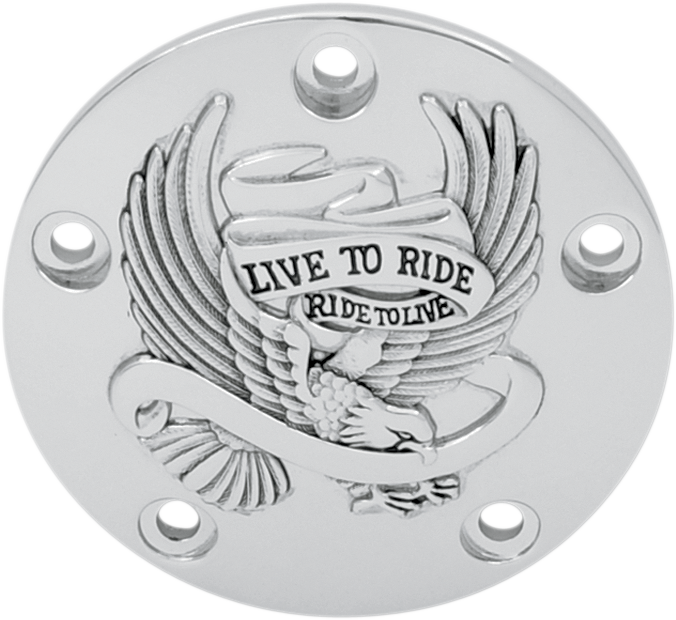 DRAG SPECIALTIES Chrome and Black Points Cover 30-0187CA