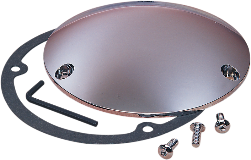 DRAG SPECIALTIES Chrome Derby Cover for '70-'98 Harley-Davidson Big Twin - Part 33-0017K-BC427