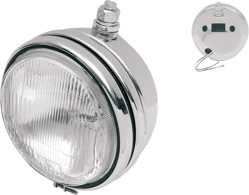 DRAG SPECIALTIES, DRAG SPECIALTIES 20-0308C-BX-LB2 Headlight - 5-3/4 Inch Chrome for '75-'89 FX and XL Models