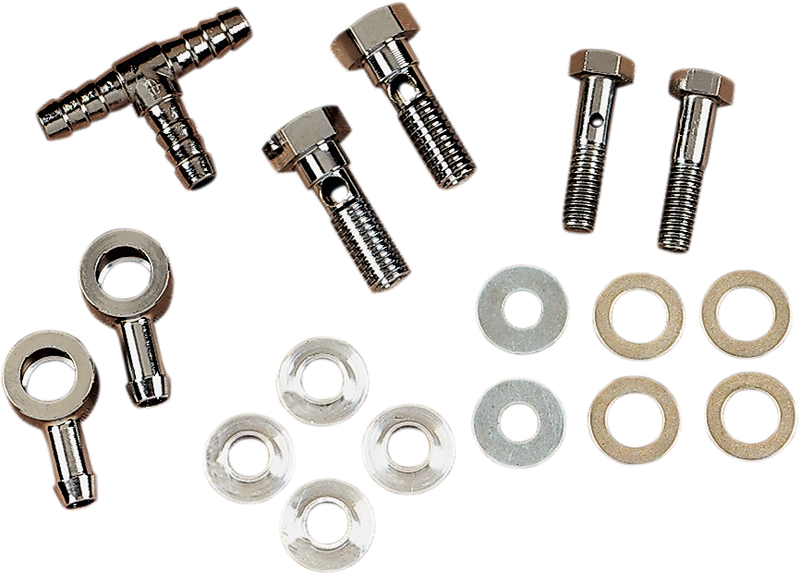 DRAG SPECIALTIES, Drag Specialties Air Cleaner Breather Kit 120090-BC105 for Late-Style Engines