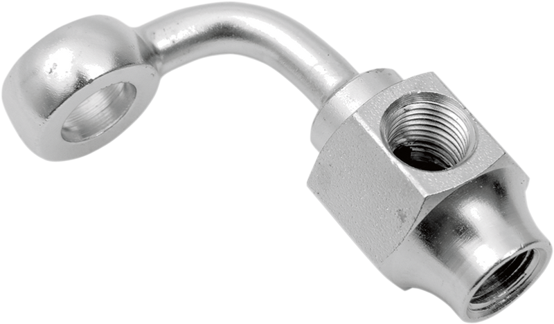 DRAG SPECIALTIES, Drag Specialties Banjo Fitting - 3/8" x 1/8" NPT, 90° Short by Drag Specialties Part 301