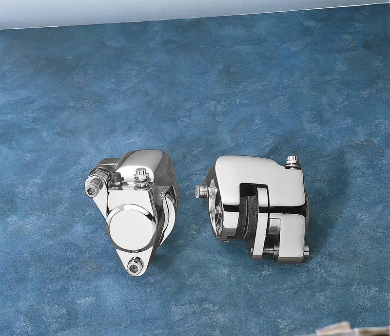 DRAG SPECIALTIES, DRAG SPECIALTIES Chrome Front Dual Caliper Kit 148120-BX-LB2