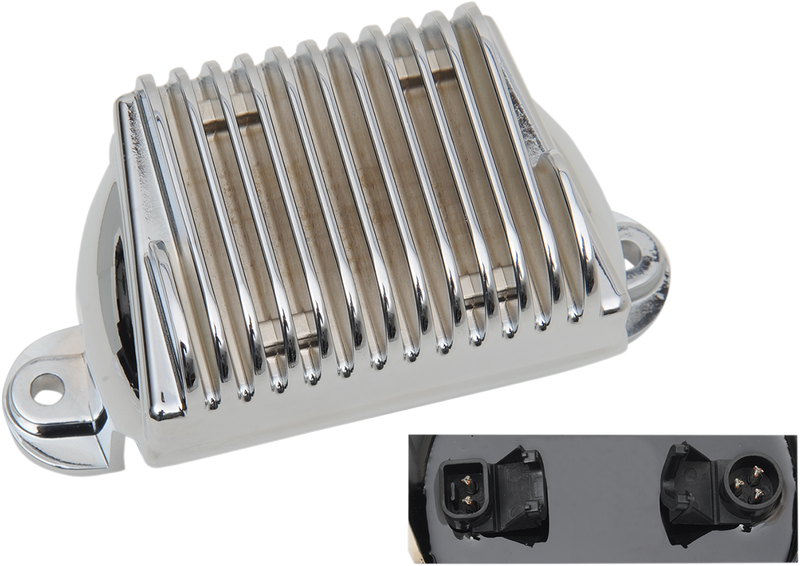 DRAG SPECIALTIES, DRAG SPECIALTIES Chrome Voltage Regulator 74622-09 for '09-'16 FL Models