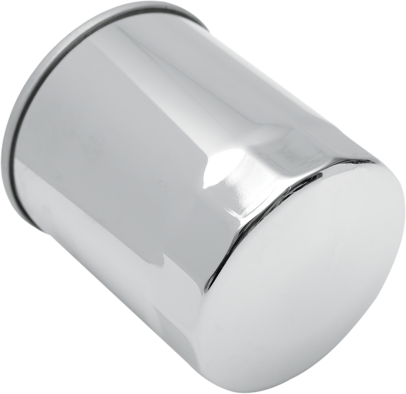 DRAG SPECIALTIES, Drag Specialties Oil Filter 14-0003-BX18 Chrome for FXR, Softail, Sportster, and Touring Models