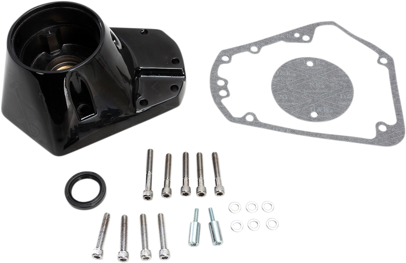 Drag Specialties Gloss Black Cam Cover for EVO Big Twin 35-0025GB