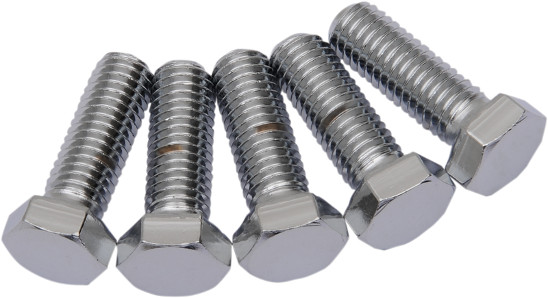 DRAG SPECIALTIES Hex-Head Bolts - Chrome 1/2"-13 x 2" MPB675 Replacement Pack