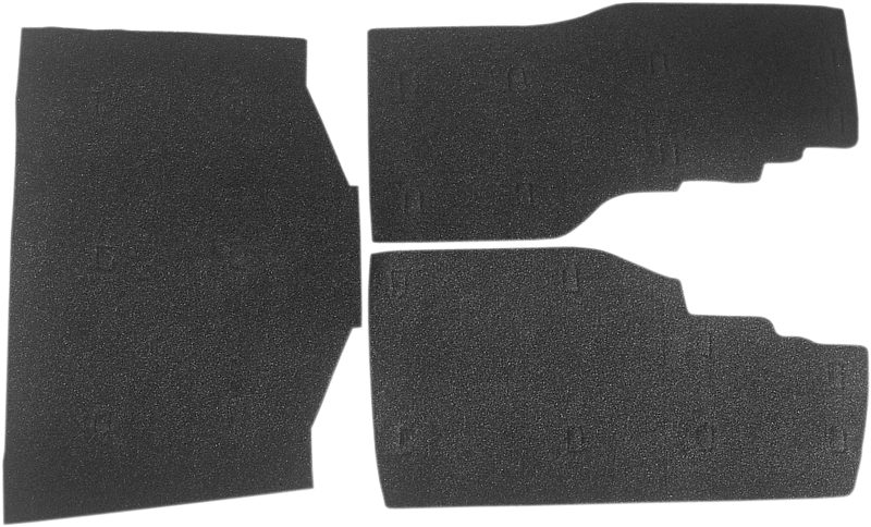 DRAG SPECIALTIES Saddlebag and Tourbox Floor Mats for Honda Gold Wing '88-'00, Part DS710115