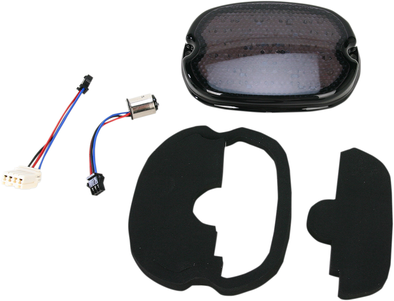 DRAG SPECIALTIES Smoke L24-0436MLED Taillight with Full LED Board and Easy Connectors