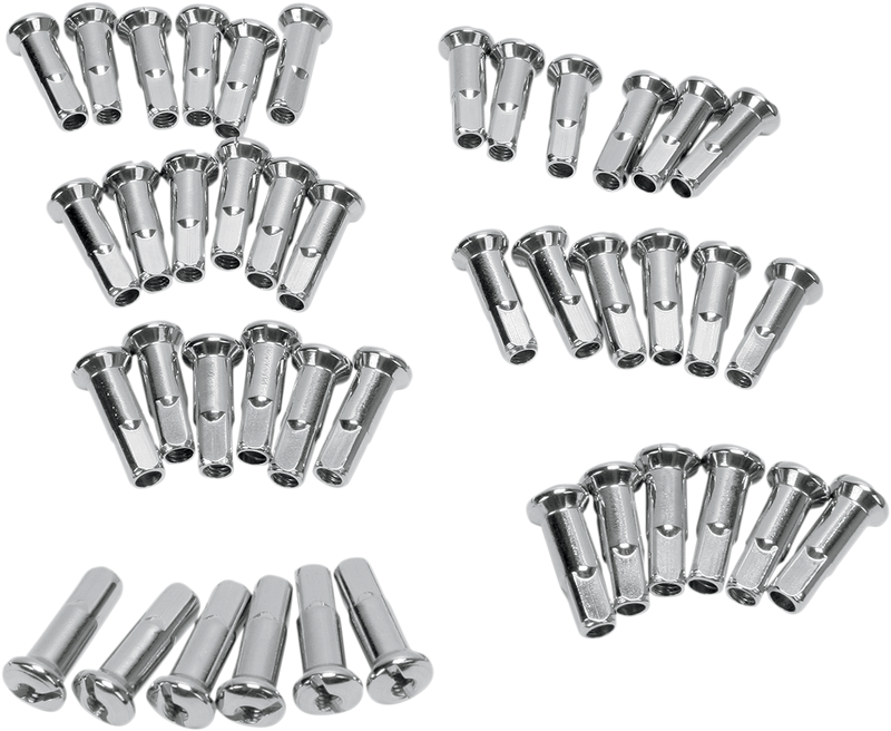Drag Specialties Stainless Steel Spoke Nipples - Extra Long 160500SSE42-HC3