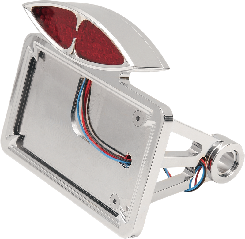 DRAG SPECIALTIES Taillight/License Plate Mount - Flat - Horizontal 76385