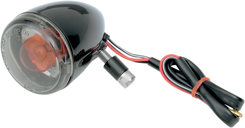 DRAG SPECIALTIES Turn Signal - 1157 Front - Gloss Black L12-0232BFDC/M