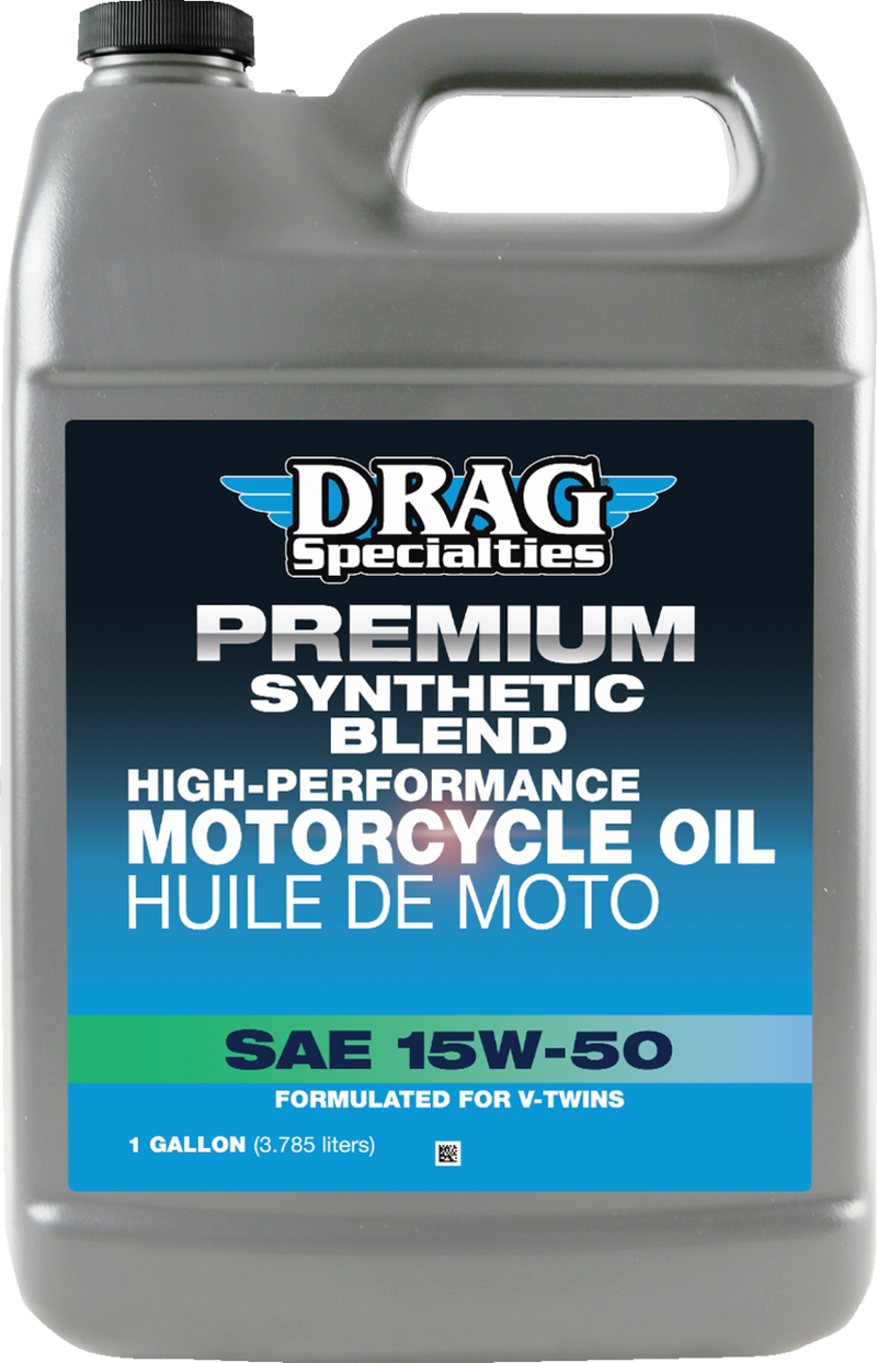 DRAG SPECIALTIES OIL, DRAG SPECIALTIES OIL 15W-50 Motorcycle Oil for Harley-Davidson Revolution Max Engines - 1 Gallon (Part #215908)